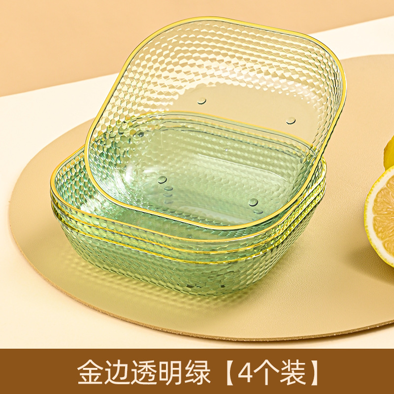 ly透明吐骨碟-纯色5个装