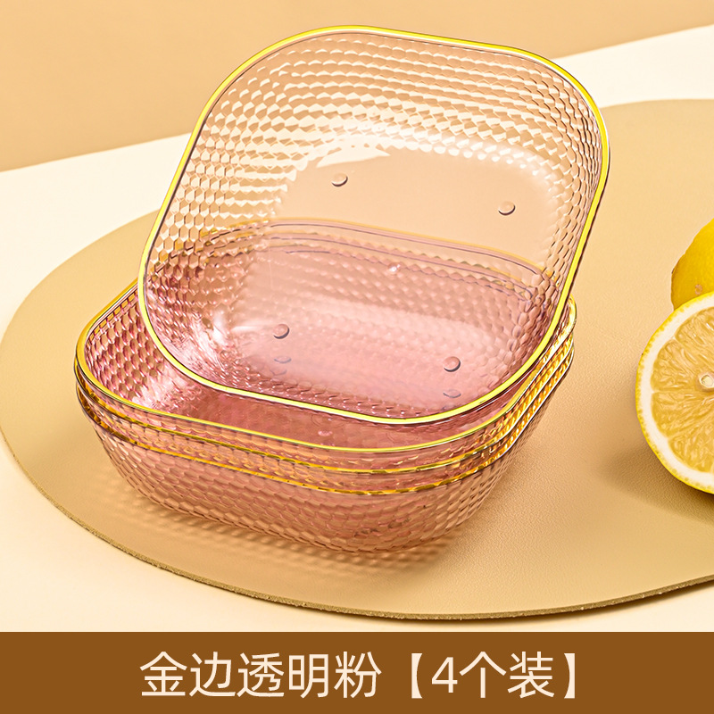 ly透明吐骨碟-纯色5个装