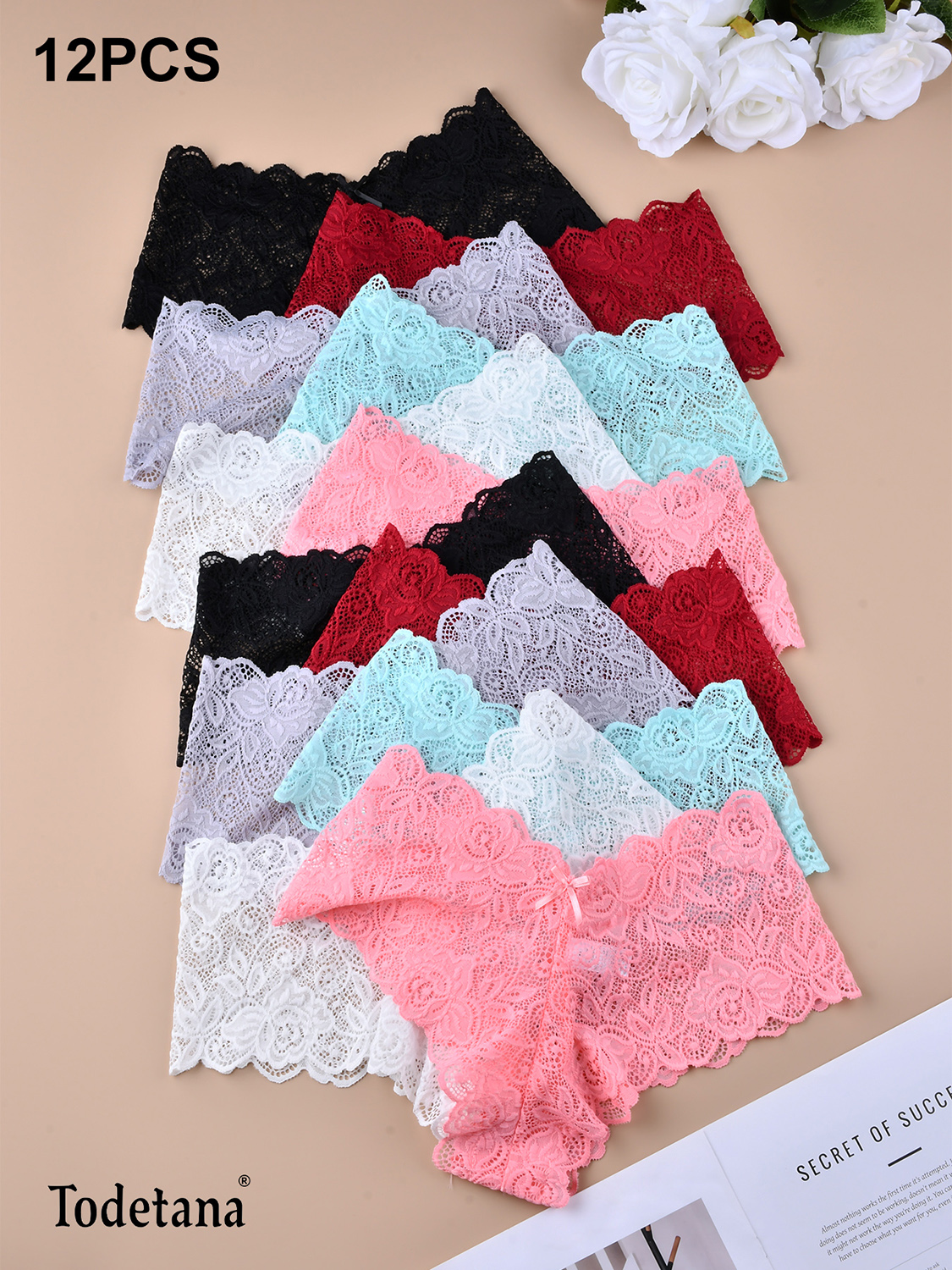 1315女士蕾丝内裤12条装