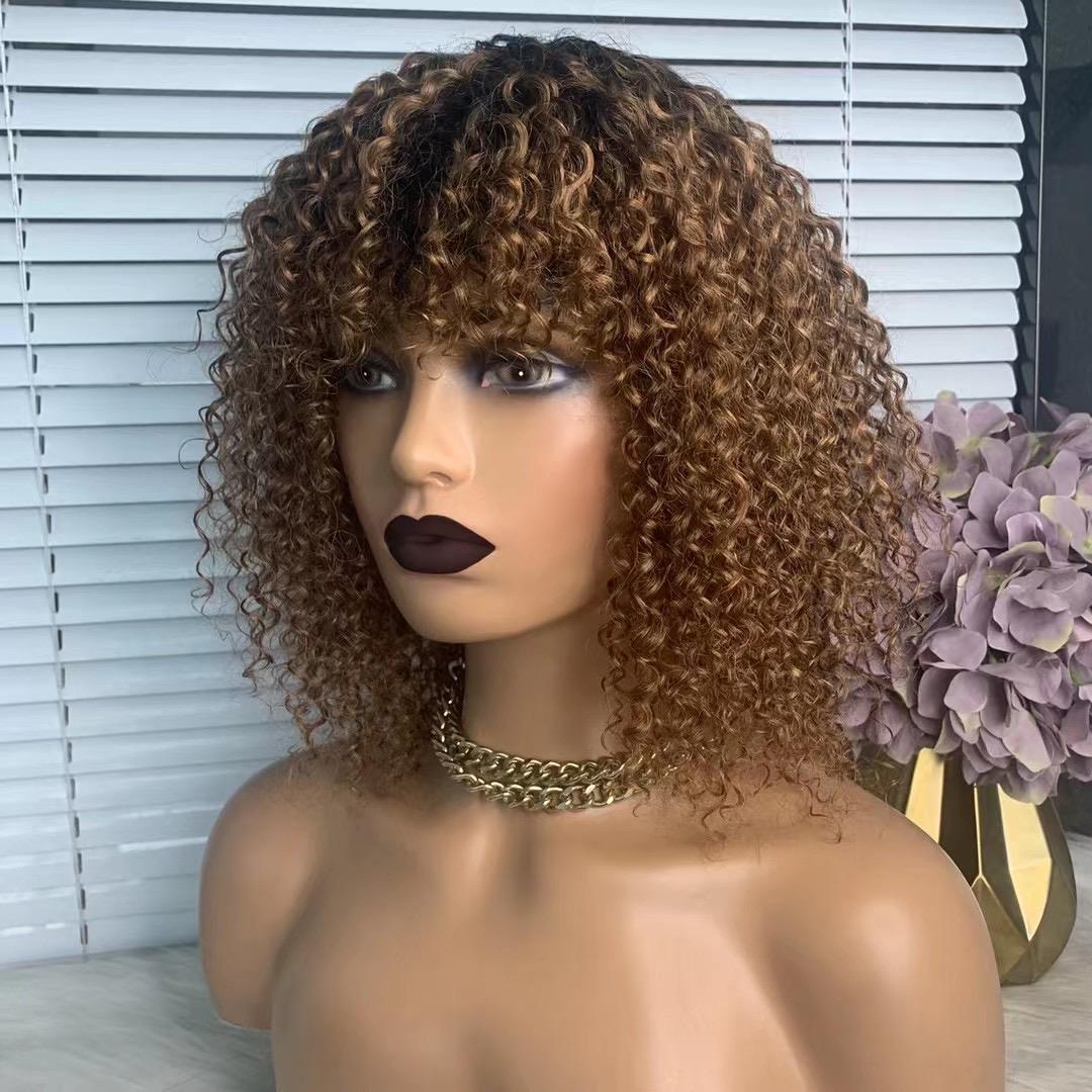 非洲卷全机制真人发头套P4/27	12寸		