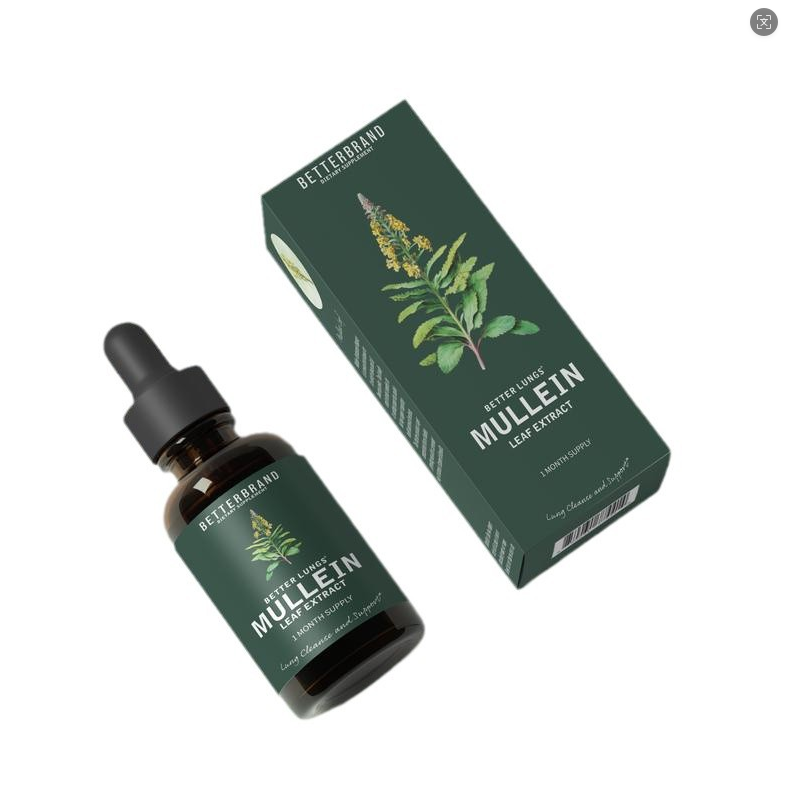 Mullein drops, extracted from mullein leaves, available directly from the manufacturer in stock