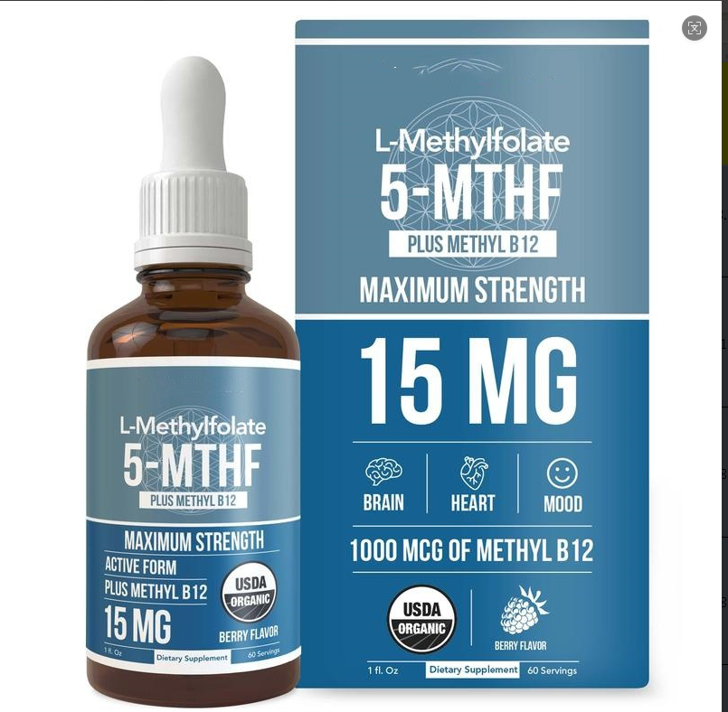 现货TK热卖L-Methylfolate 维生素B12 甲基叶酸滴剂