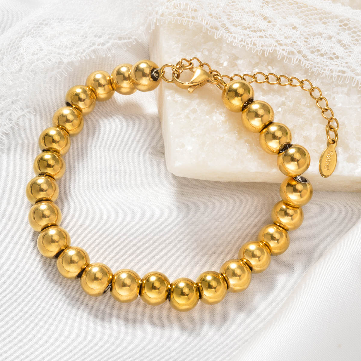 1条手链经典复古珠子女士手链，日常佩戴