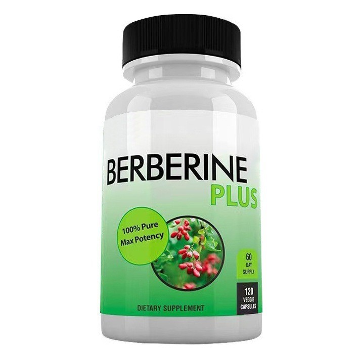 现货跨境供应 黄*连 素胶囊瓶装Berberine capsules60粒工厂直发