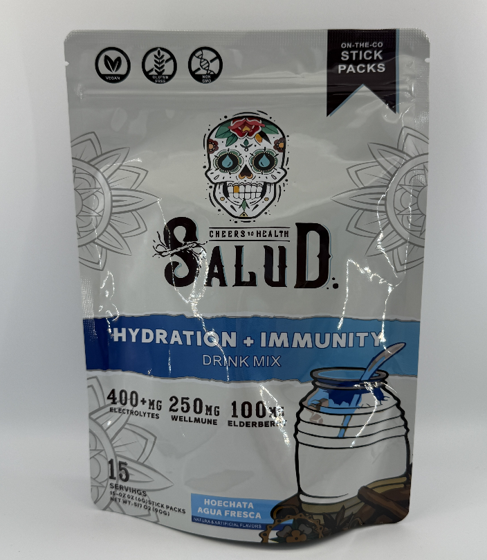 跨境tk爆品2合1补水电解质粉Hydration_Immunity维生素能量饮料条