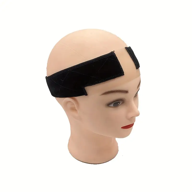 亚马逊蕾丝假发发带 天鹅绒假发松紧带固定带 lace wig grip band
