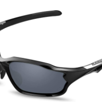 Polarized Sport Sunglasses Classic Style With Ventilated Temples, Come With Premium Hard Case 