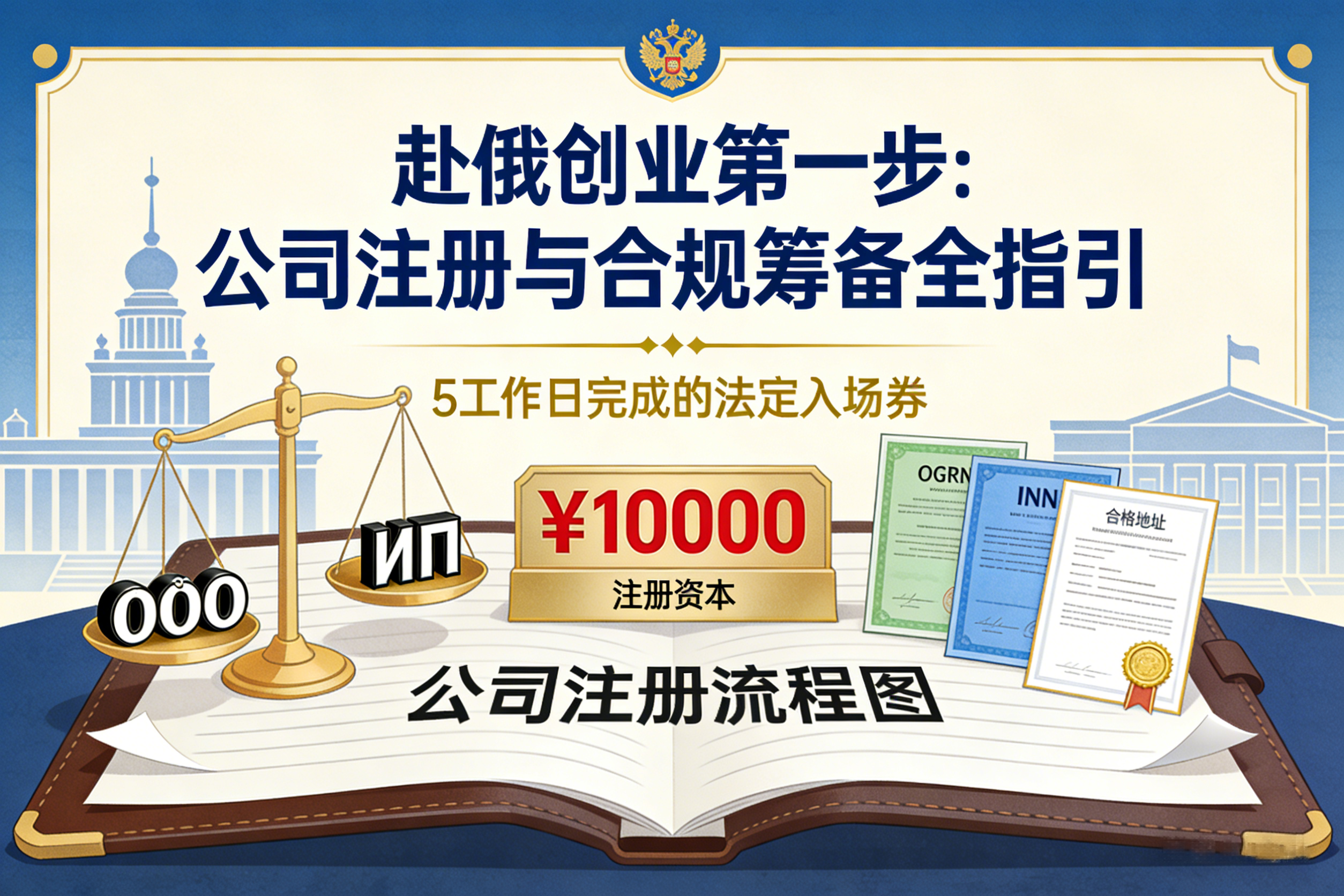 俄罗斯创业必读：合规经营的第一步，公司注册全攻略！