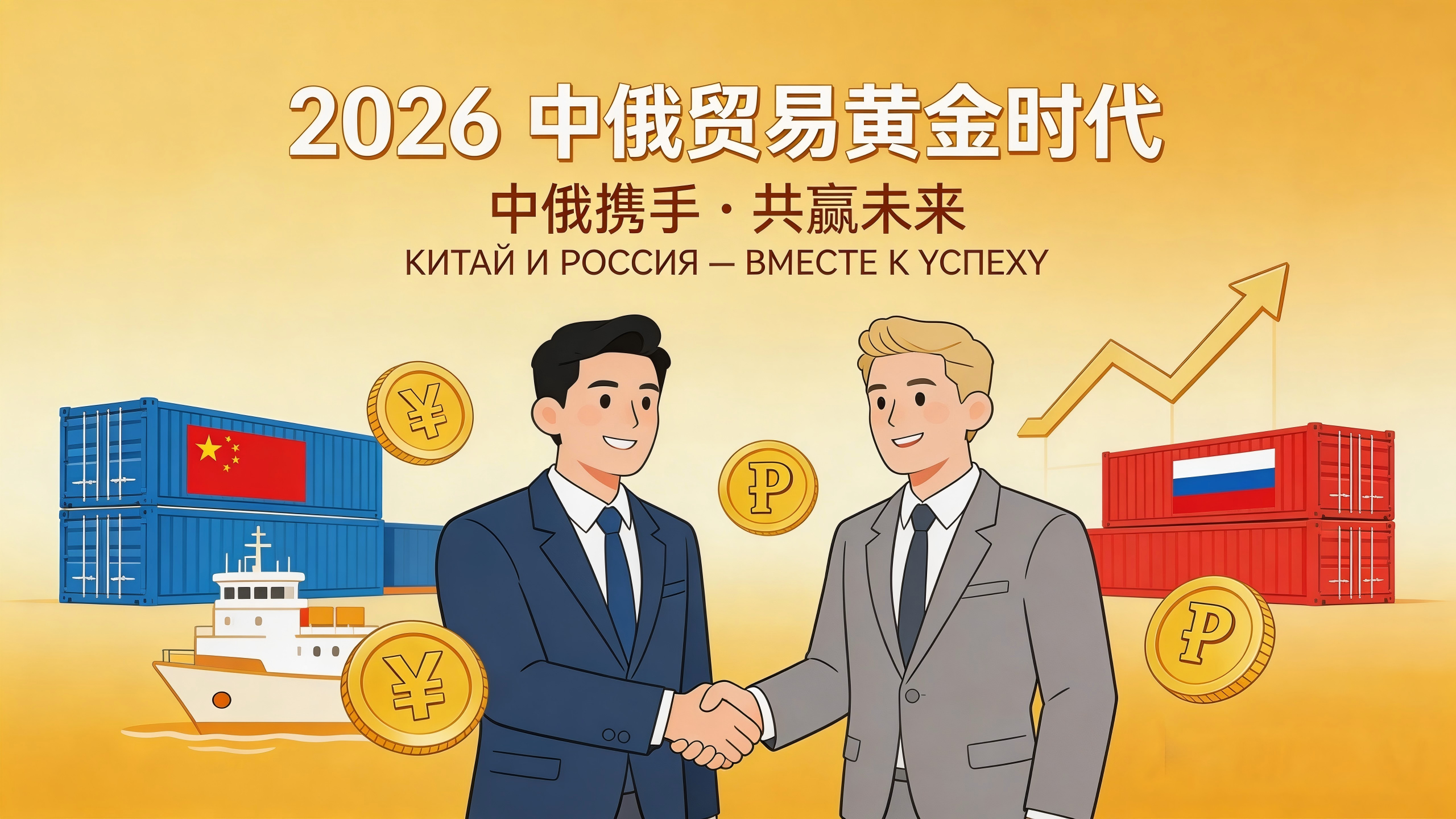 2026中俄贸易“黄金时代”全攻略：从通关提速到利润增厚，这些新政帮你省下真金白银！
