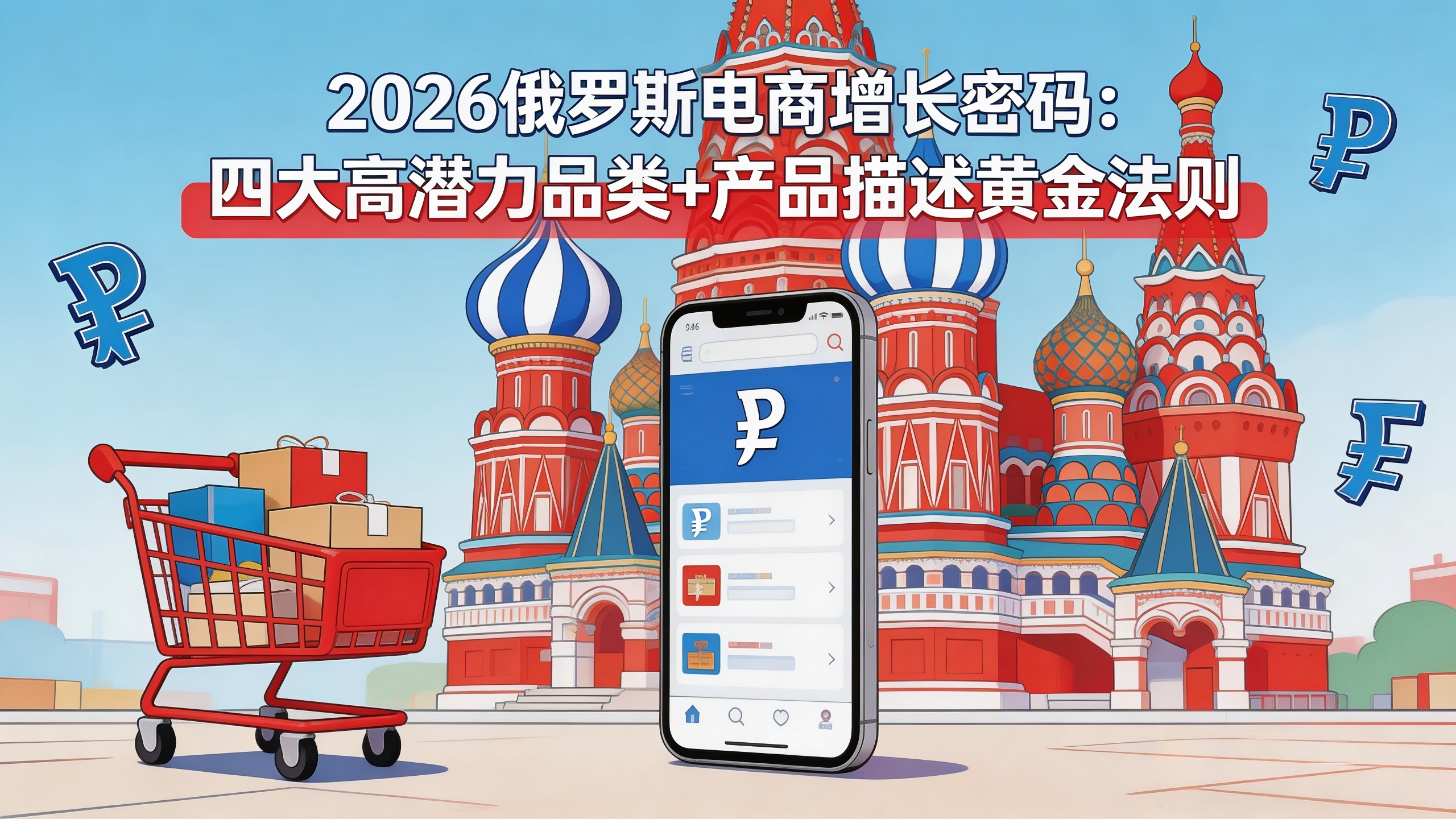 2026俄罗斯电商增长密码：四大高潜力品类+产品描述黄金法则，让你的转化率飙升300%！