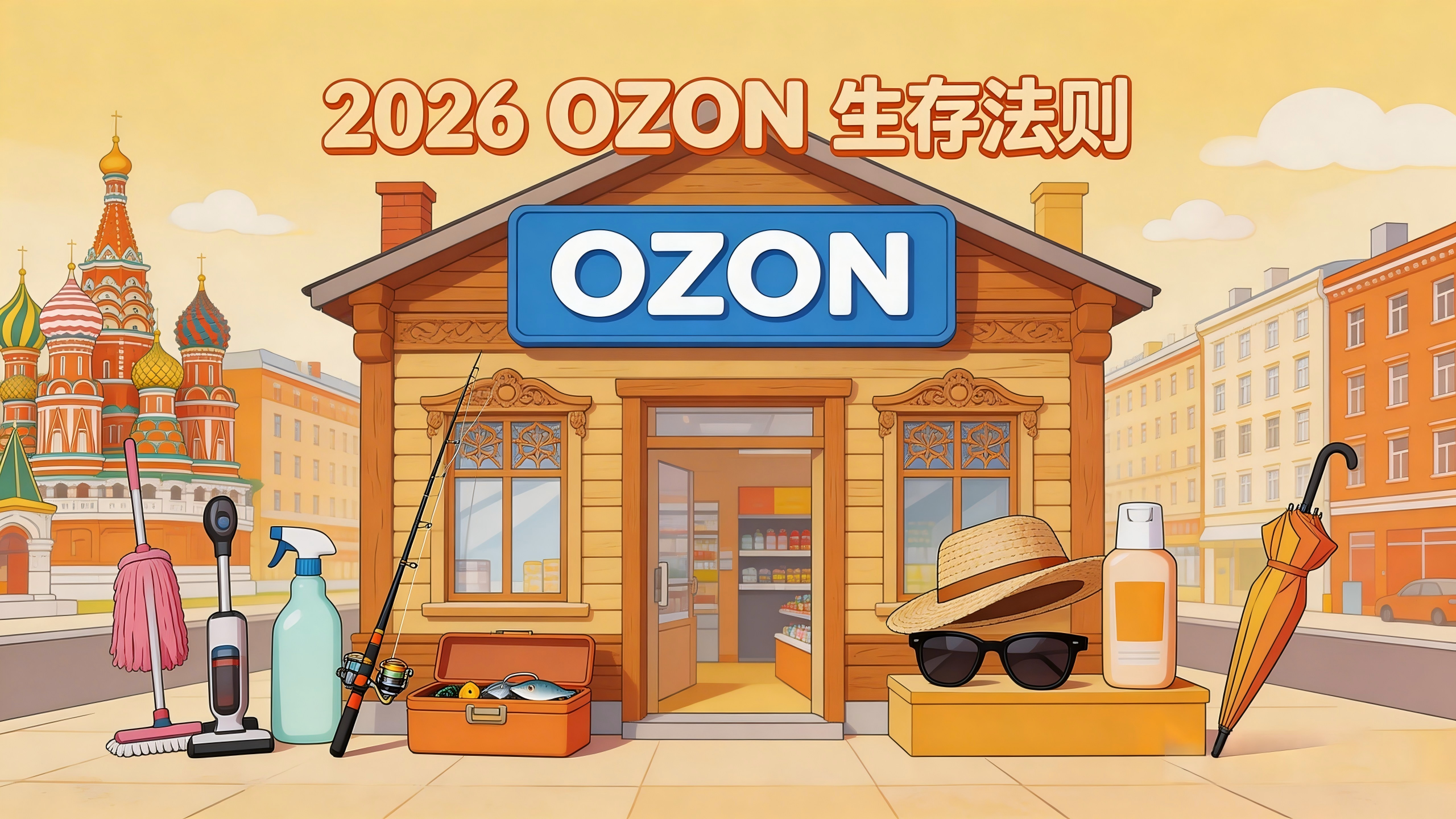 佣金大涨55%+机翻踩雷？2026 Ozon生存法则：吃透本土文化，卡住4-8月爆款节奏，才能稳定盈利！