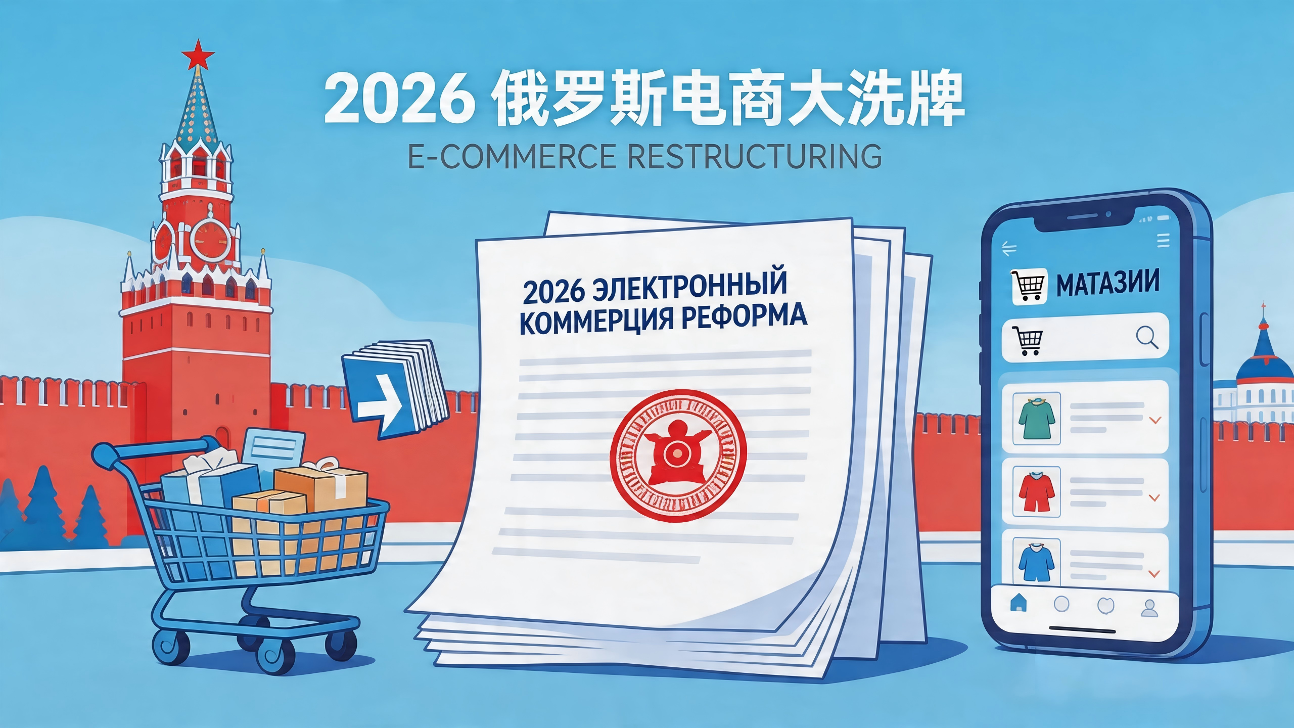 商标零容忍+佣金统一+物流升级：2026俄罗斯电商大洗牌，四大品类爆发，卖家如何绝地求生？