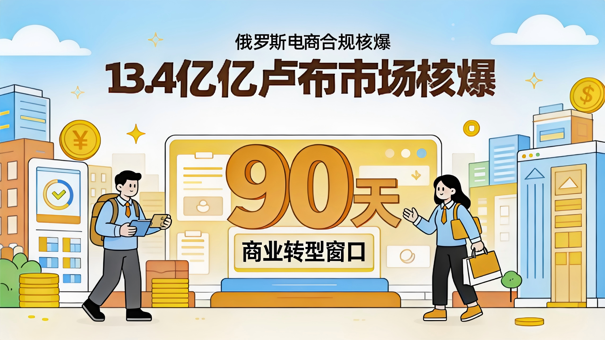 13.4万亿卢布大洗牌！5月15日FAS最后通牒+7月SPOT强制落地：俄罗斯电商“合规核爆”前夜，永武缙五金与普通人的黄金窗口只剩90天！