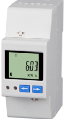 单相电子式笔段式液晶屏电能表(2P导轨)DDSU1150