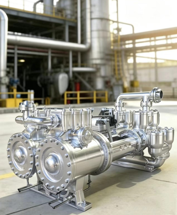 Hot-oil steam reciprocating pump