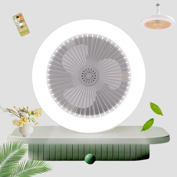 香氛风扇灯-白色