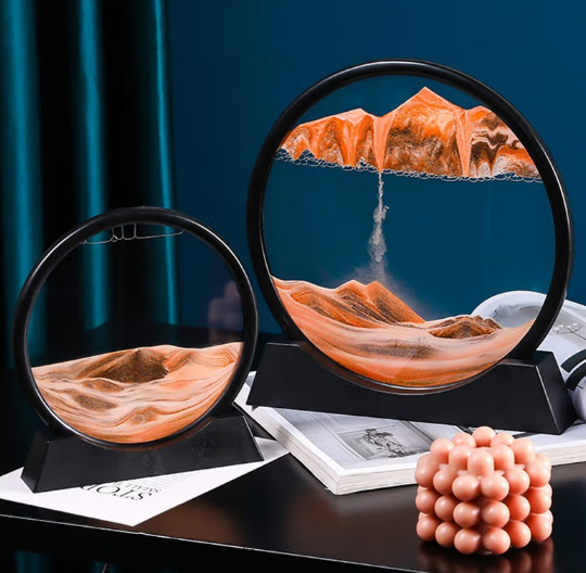 Art quicksand painting hourglass decoration