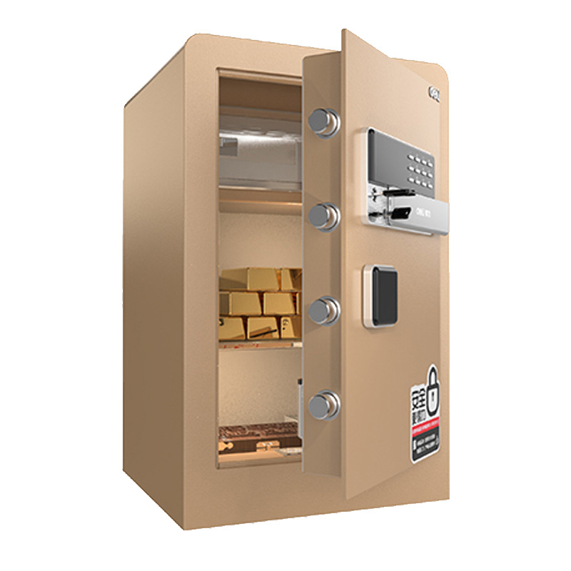 得力保险箱/保险柜33575家用办公入墙保管箱小型防盗电子密码保险