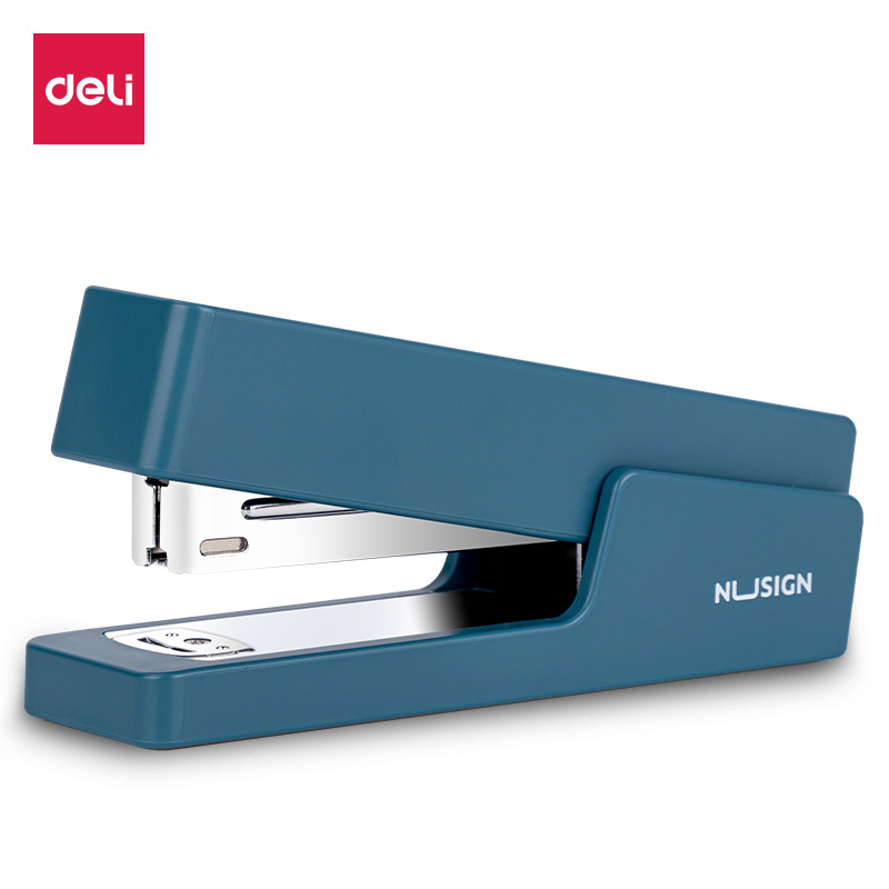 得力NS082订书机24/6订书钉 简约款订书器12号 办公用品