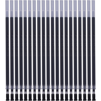 得力S760中性笔芯拔盖水笔办公签字笔芯0.5mm子弹头中性笔笔替芯