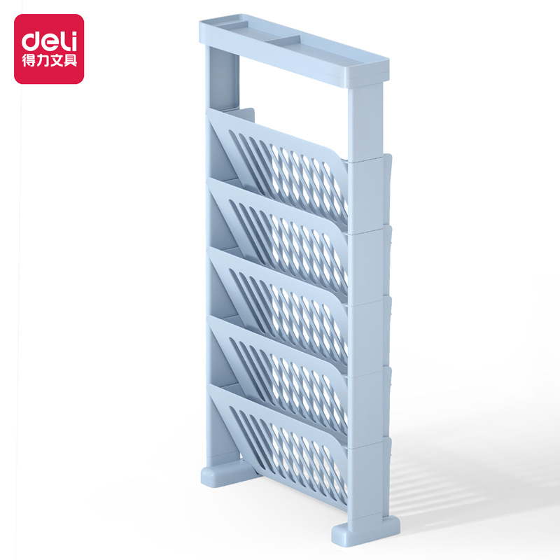 Deli desk bookshelf, desk storage rack for storing books, student classroom bookshelf, desk edge desktop for hanging books
