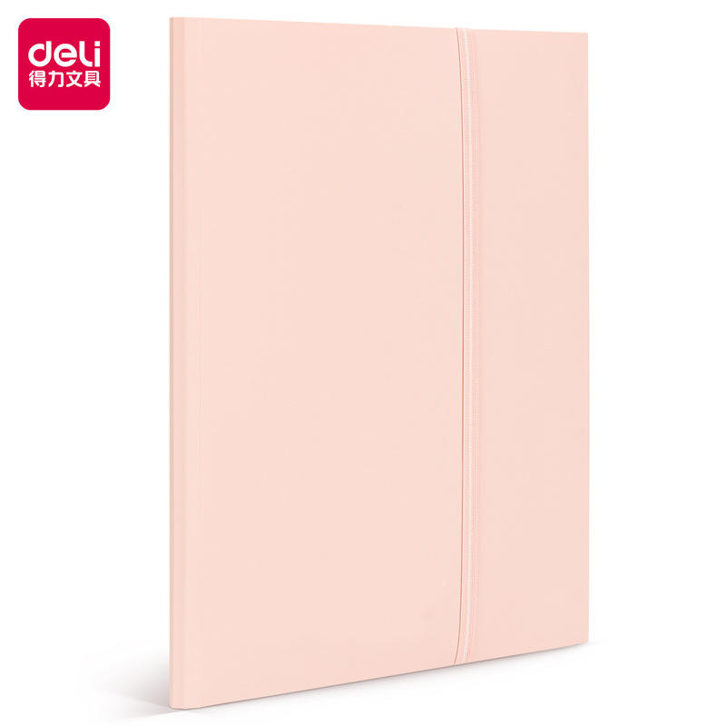 Deli Student Foldable Test Paper Holder Data Book A3 Test Paper Cover Transparent Plastic Clip Archive Folder Wholesale