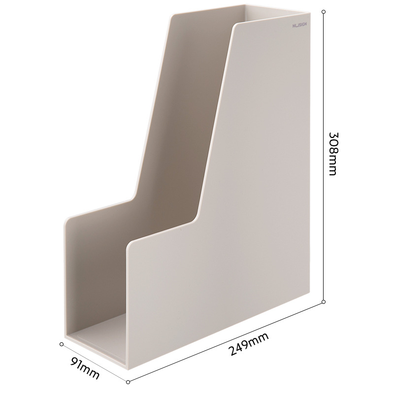 得力NS001纽赛桌面办公收纳盒文件盘文件框文件架