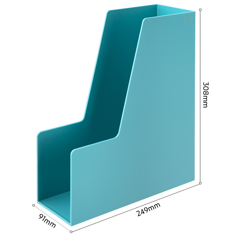 得力NS001纽赛桌面办公收纳盒文件盘文件框文件架