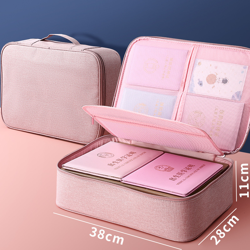 得力63758证件收纳包家用日常资料卡包办公资料包护照文件夹批发