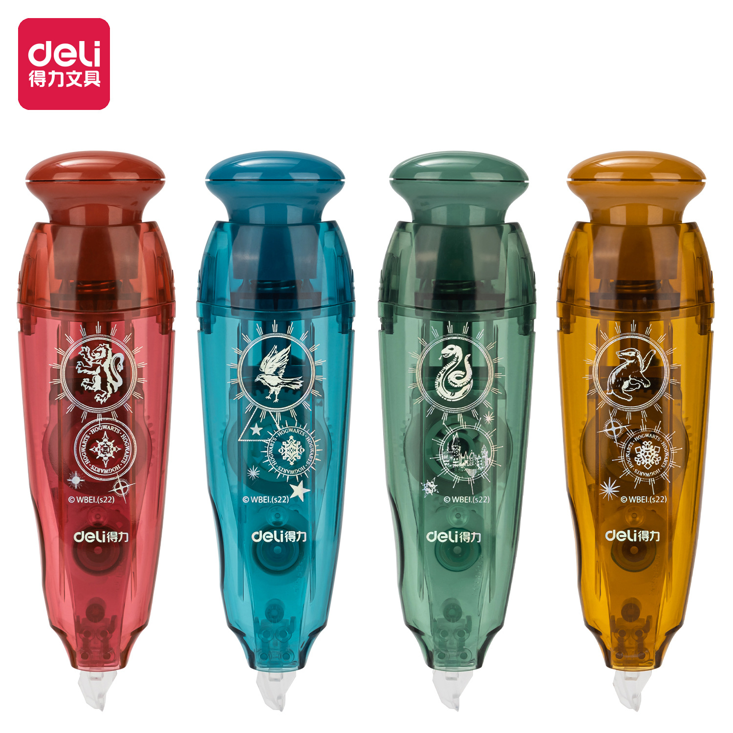 得力71555哈利波特6m按动修正带(混)学生遮盖力强大容量不易透字