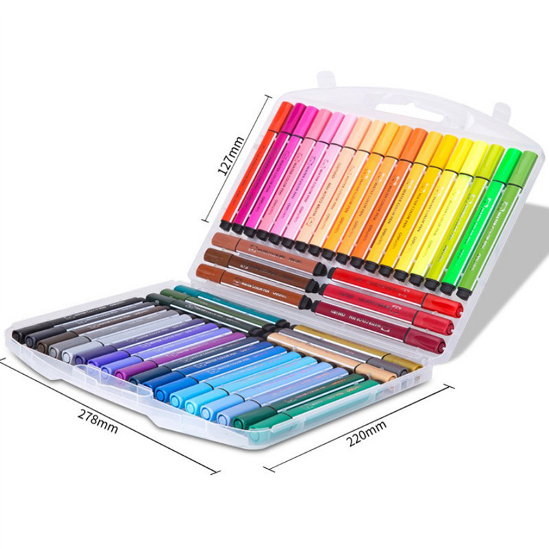 得力70720/70721/70722/70723/70724水洗水彩笔 12/18/24/36/48色