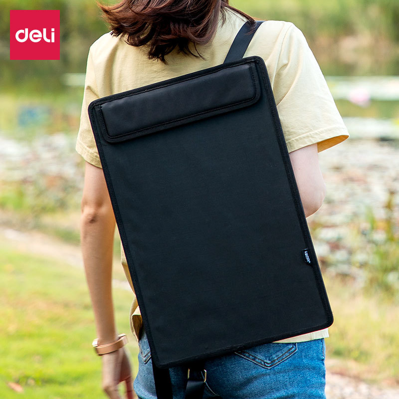 得力速写板6K学生儿童户外写生素描画板夹绘图板画夹收纳画袋