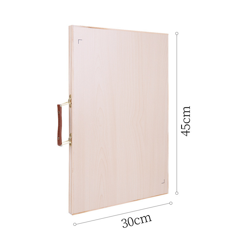 得力学生画架三角伸缩铝合金画架可调节木质画板美术素描写生支架