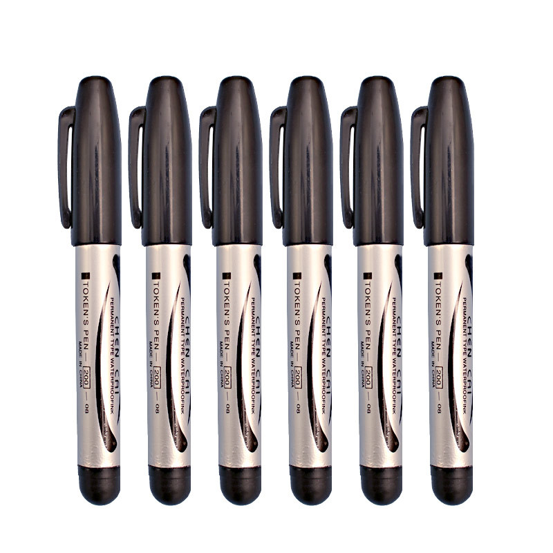 大头记号笔单头黑色油性大头笔勾线笔签字广告笔办公文具用品批发