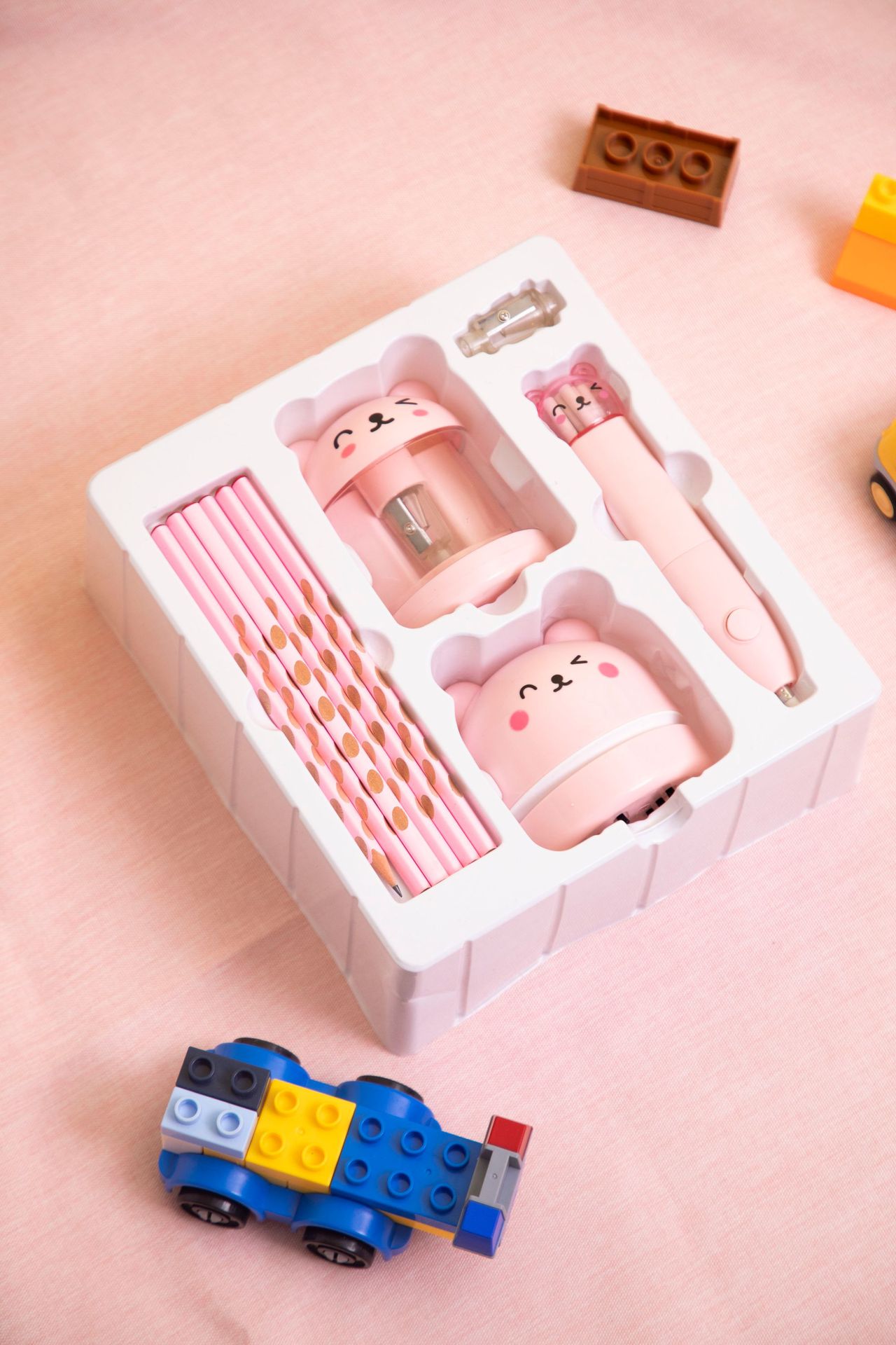 电动文具套装小学生礼物儿童礼盒开学季批发学生奖品生日大礼包