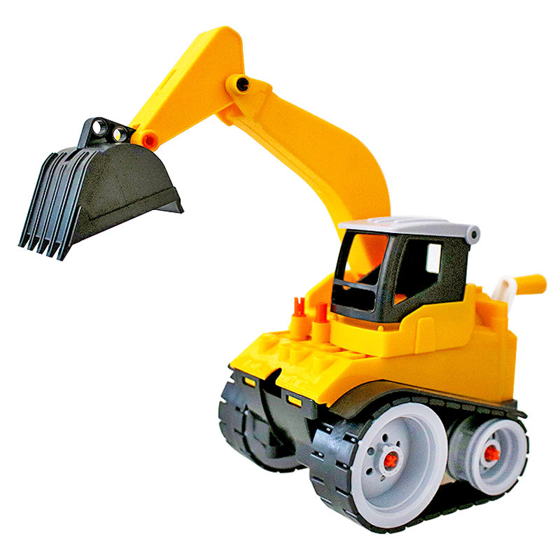 Creative children's puzzle building block toy hand pencil sharpener pencil sharpener alloy tip pencil sharpener excavator pencil sharpener