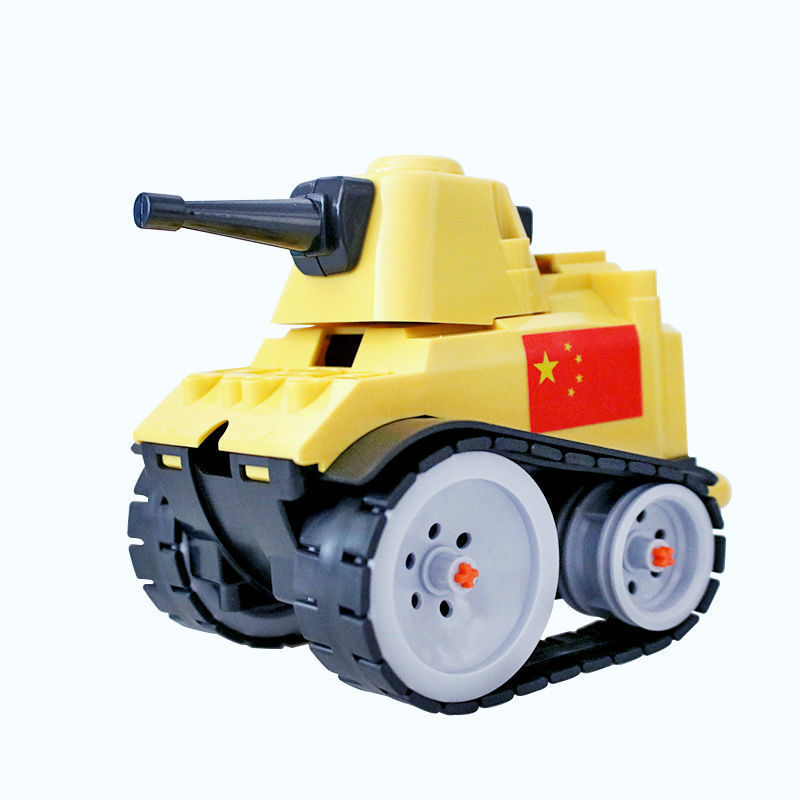 创意儿童益智积木玩具手摇削笔器卷笔刀合金刀头卷笔刀挖机削笔机