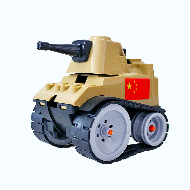 创意儿童益智积木玩具手摇削笔器卷笔刀合金刀头卷笔刀挖机削笔机