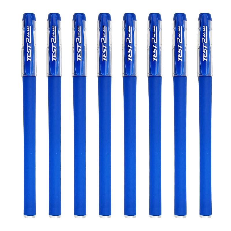 黑色红色GP380中性笔0.5水笔签字水性学生用品办公文具批发定制蓝