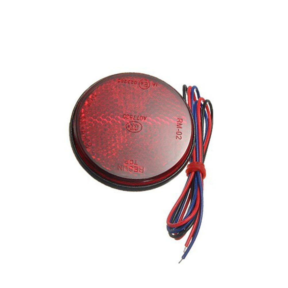 摩托车配件LED反光片刹车尾灯转向灯LED晶格回复反射器警示灯