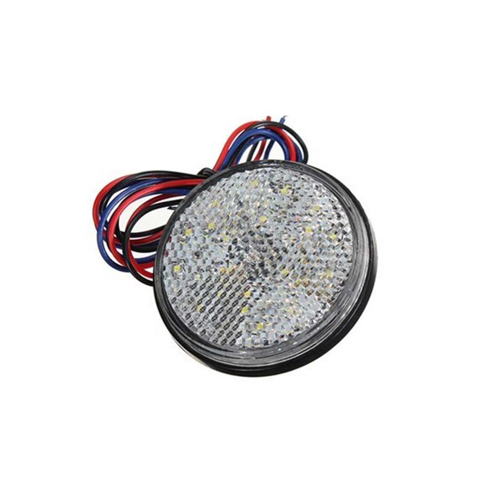 摩托车配件LED反光片刹车尾灯转向灯LED晶格回复反射器警示灯