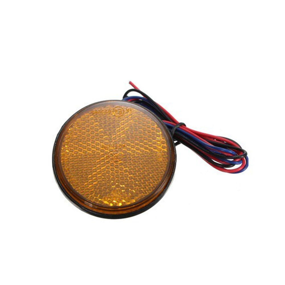 摩托车配件LED反光片刹车尾灯转向灯LED晶格回复反射器警示灯