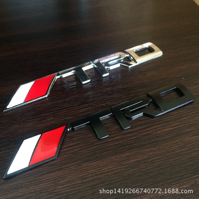 TRD改装金属 锐志 雅力士 卡罗拉 装饰贴 车贴