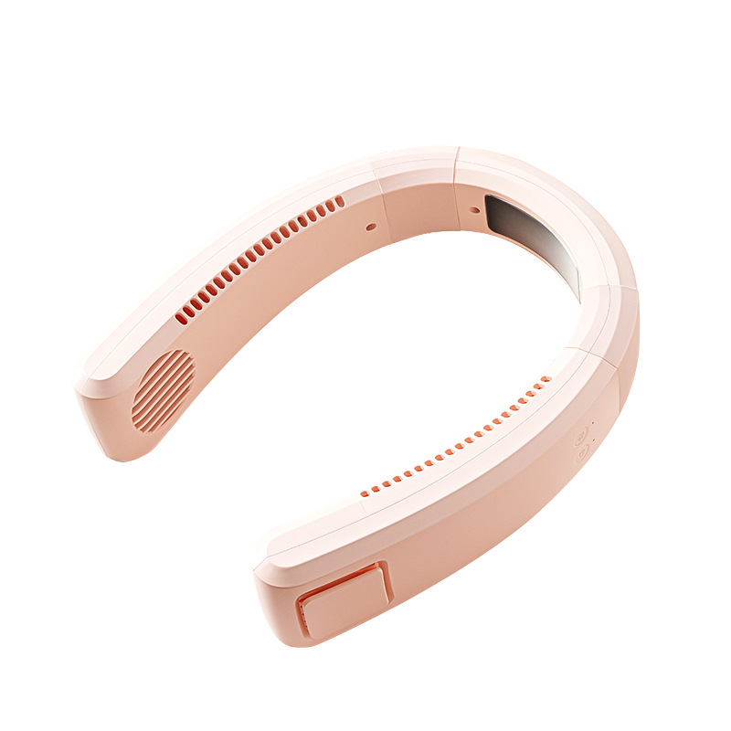 新款懒人便携式usb挂脖风扇 迷你充电静音半导体制冷风扇随身空调