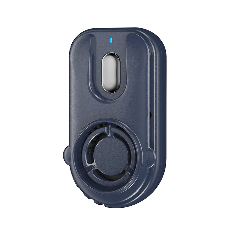 创意新型便携USB充电夹式口罩风扇 户外运动透气通风静音无叶风扇