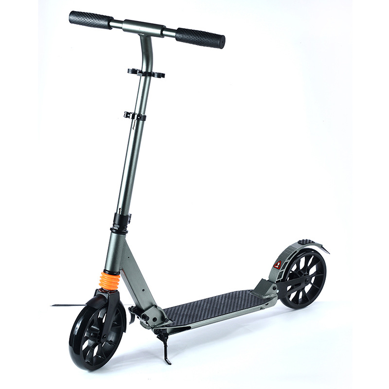 快乐伙伴成人滑板车折叠脚踏铝合金男女大学生代步滑行车外贸自供