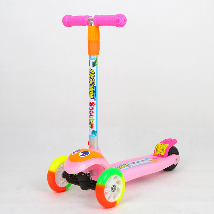 厂家加工定做宝宝滑板车 儿童卡通踏板车三轮溜溜车跨境外贸直供