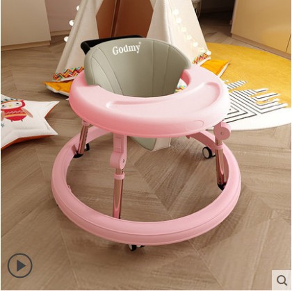 婴儿学步车防o型腿多功能防侧翻5-18月可坐可推学行车儿童手推车