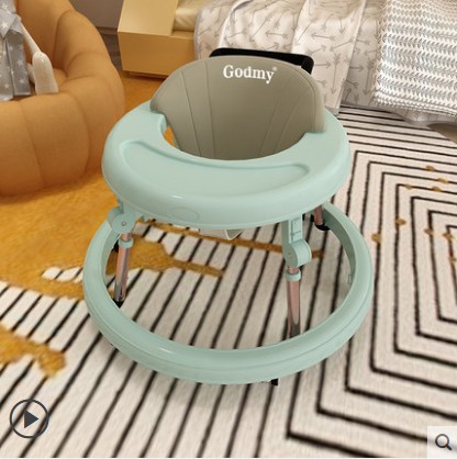 Baby stroller with O-shaped legs and multifunctional anti rollover function, 5-18 months old, can sit, push, and drive children's stroller