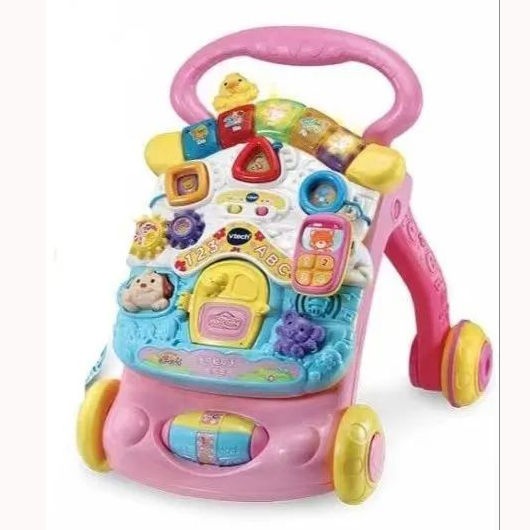 Weiyida Multifunctional Bilingual Toddler Cart, Multi functional Walking Artifact, Walking Aid, Toy Anti Type 0 Leg